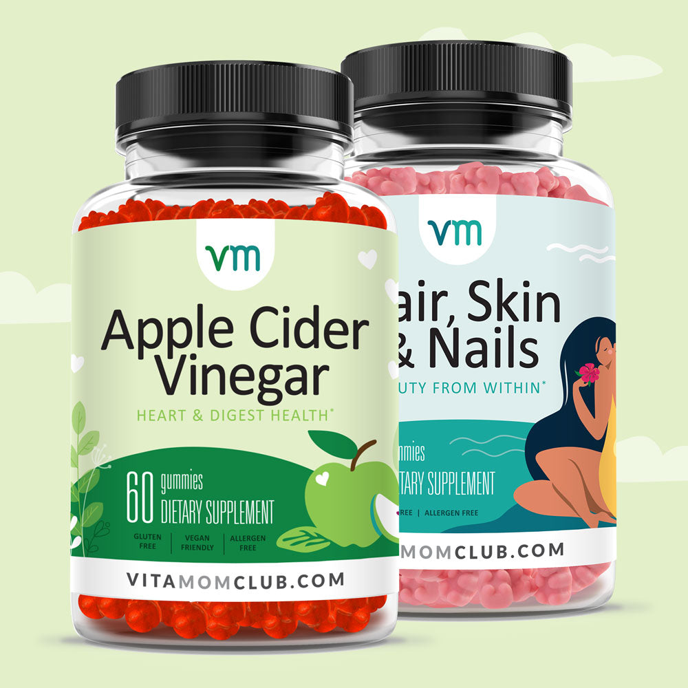 Fixuphealth Apple cider vinegar with the mother Vitamin B6 B12 weight loss  boost metabolism 15 Tablets